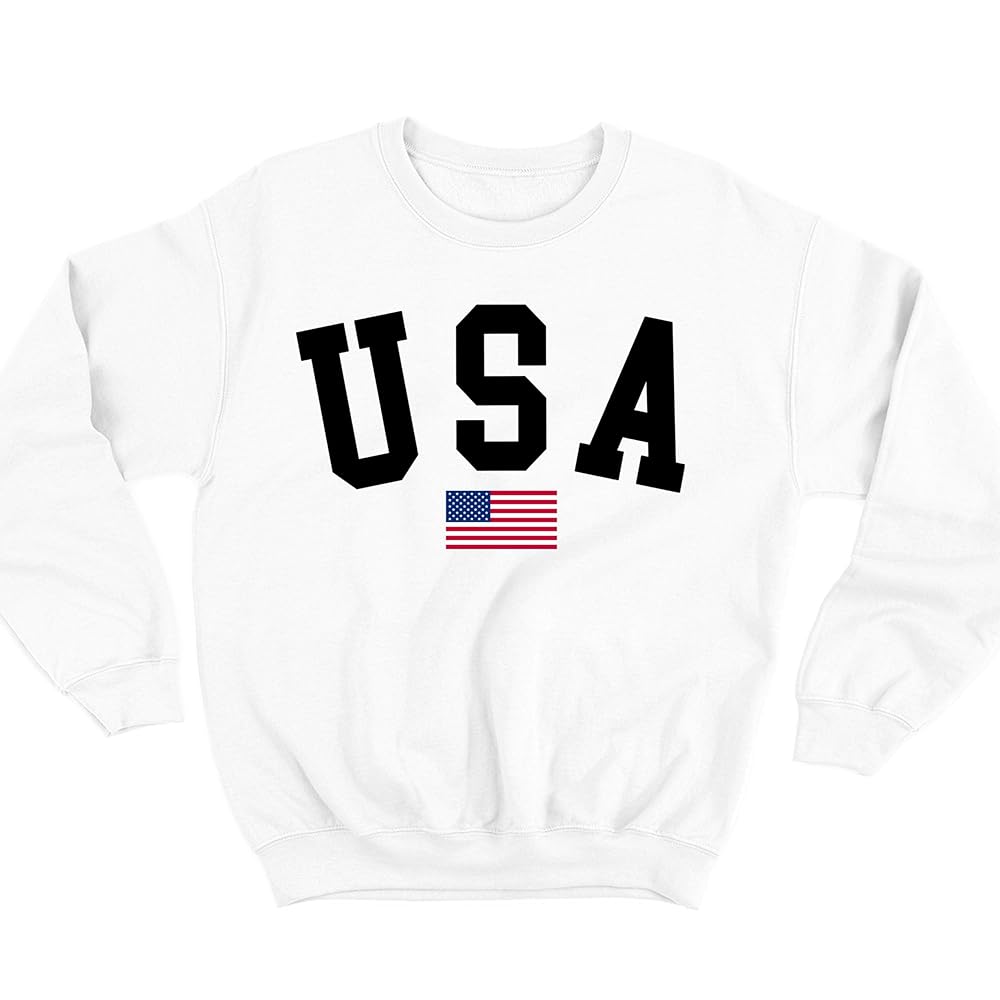Amazon.com: USA Flag Sweatshirt 4th of July Sweatshirt Gift